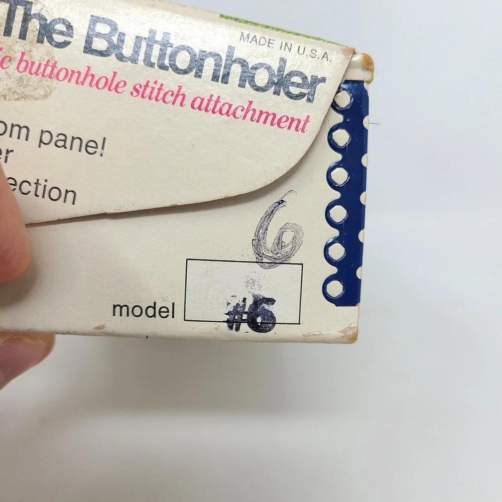 Greist vintage buttonholer